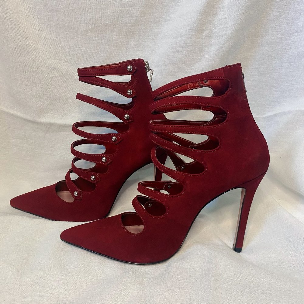 Red Suede Heels
